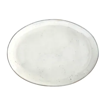 Nordic Sand oval serving platter - 26.5x35.5 cm - Broste Copenhagen