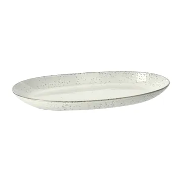 Nordic Sand oval serving platter - 30x17 cm - Broste Copenhagen