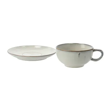 Nordic Sand tea cup and saucer - 5.8 cm - Broste Copenhagen
