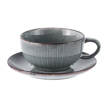 Nordic Sea tea cup and saucer - 5.8 cm - Broste Copenhagen