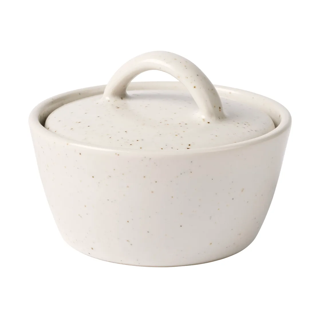 Nordic Vanilla bowl with lid, Ø8 cm Broste Copenhagen