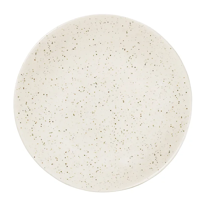 Nordic Vanilla plate Ø15 cm - Cream with grains - Broste Copenhagen
