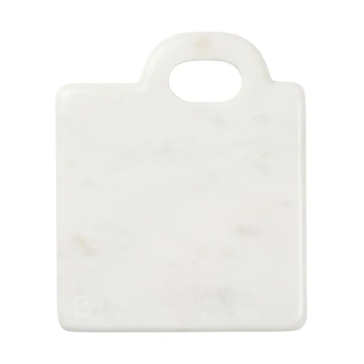 Olina cutting board 14x17 cm - White marble - Broste Copenhagen
