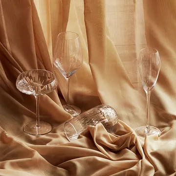 Sandvig champagne glass - Clear - Broste Copenhagen