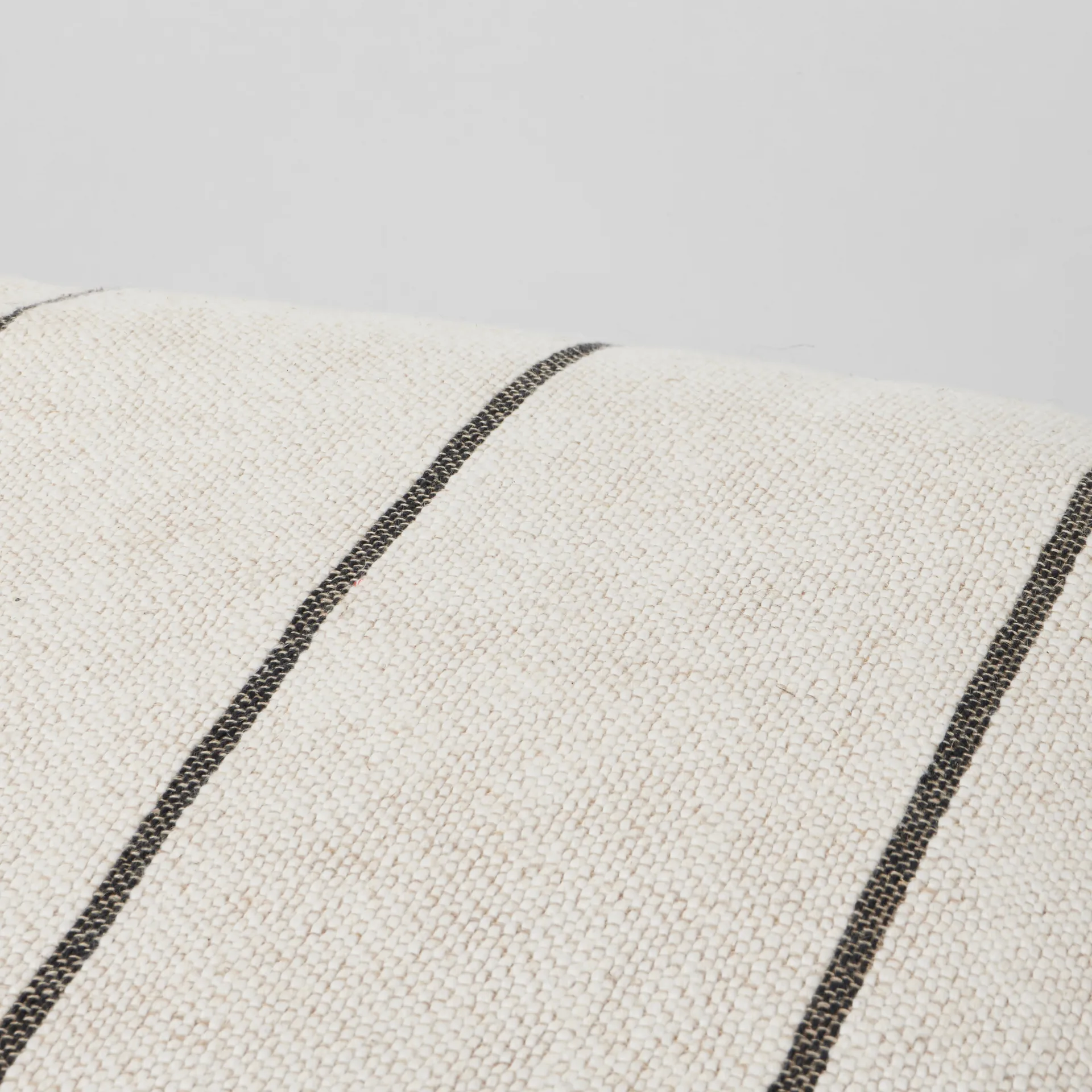 Sigrid pouf, Light beige-black, 50x50 cm Broste Copenhagen