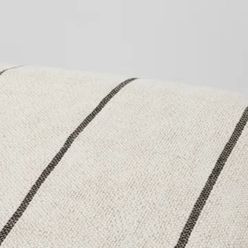 Sigrid pouf - Light beige-black, 50x50 cm - Broste Copenhagen