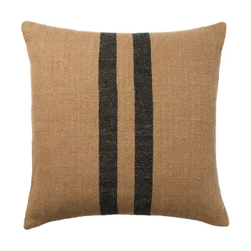Sigrun cushion cover - Brown kelp-black, 50x50 cm - Broste Copenhagen