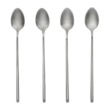 Sletten spoon long 4-pack - Full satin forged - Broste Copenhagen