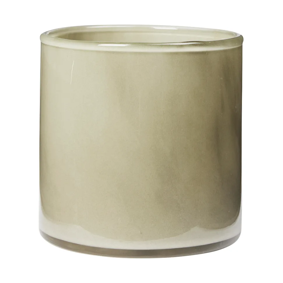 Solai hurricane candle holder, Light Green, Ø10 cm Broste Copenhagen