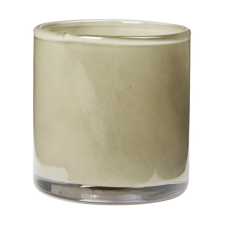 Solai hurricane candle holder - Light Green, Ø8 cm - Broste Copenhagen