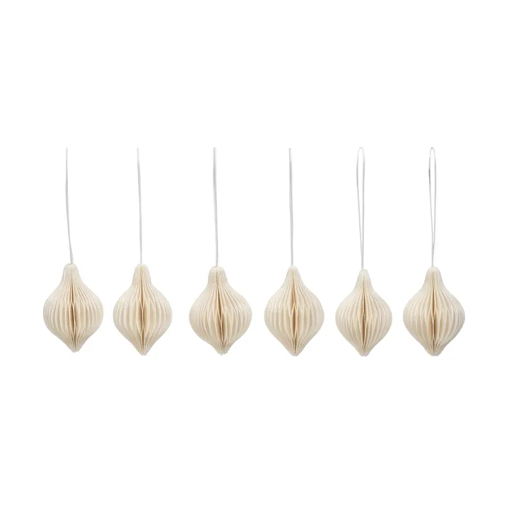 Spira Christmas hanging decoration - Off white - Broste Copenhagen