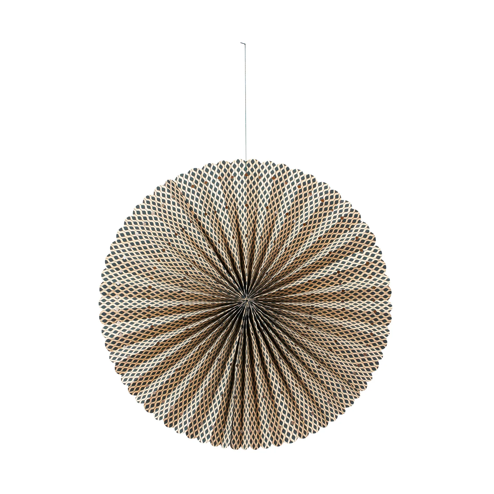 Stella rosette advent star M Ø43 cm, Forest green-natural Broste Copenhagen