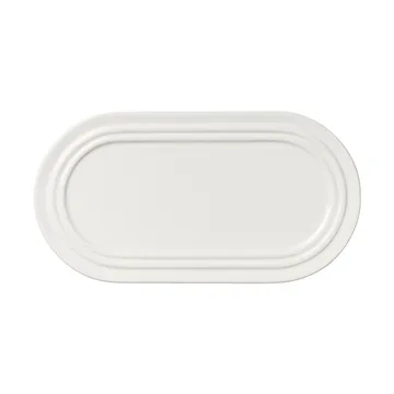 Stevns oval plate 27.5 cm - Chalk white - Broste Copenhagen