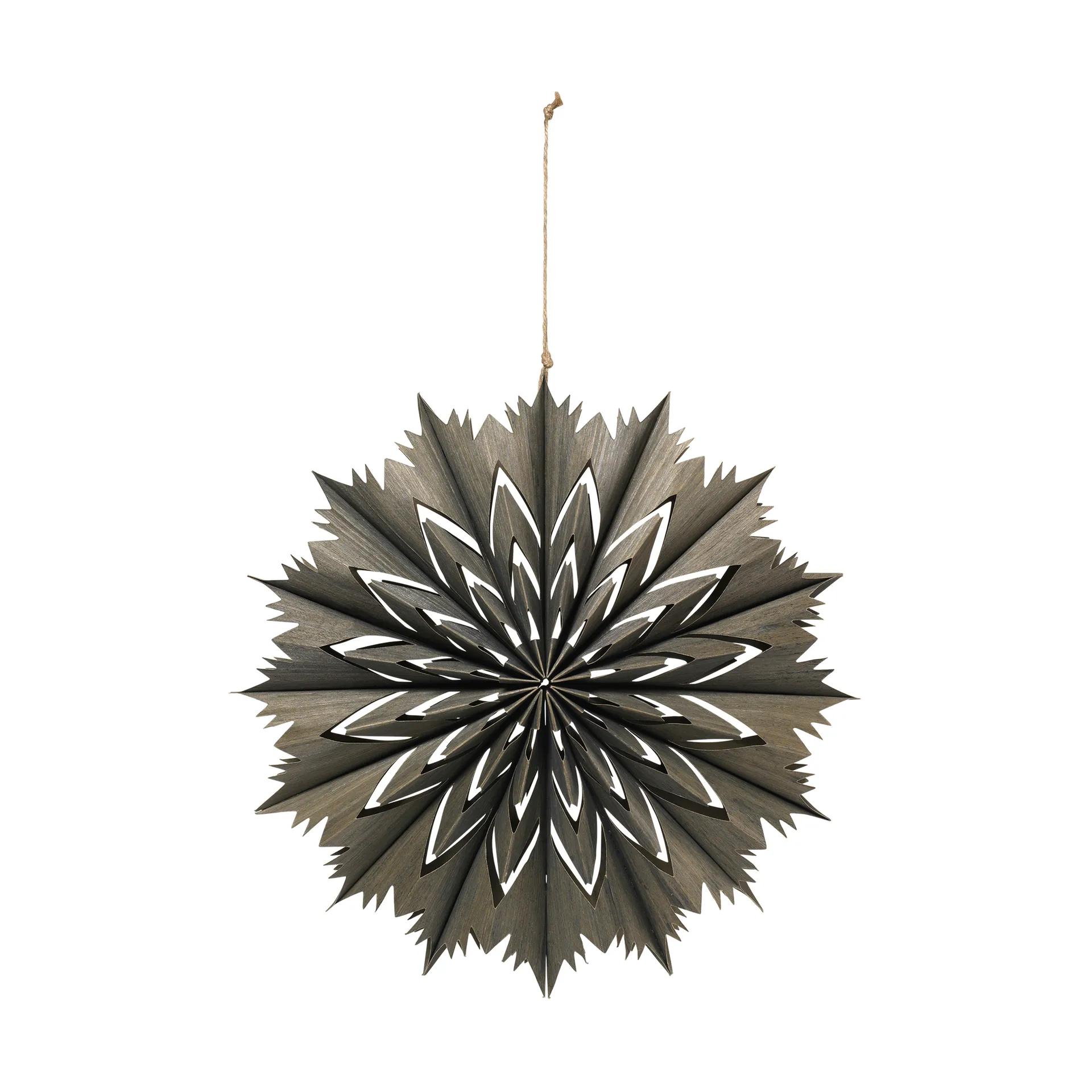 Venja decorative star S Ø30 cm, Fungi Grey Broste Copenhagen