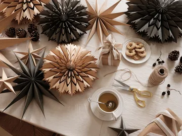 Venja decorative star S Ø30 cm - Fungi Grey - Broste Copenhagen