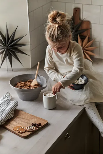 Venok Christmas star 40 cm - beige - Broste Copenhagen