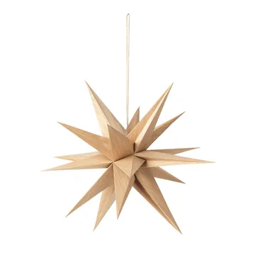 Venus wooden star Ø55 cm - Natural - Broste Copenhagen