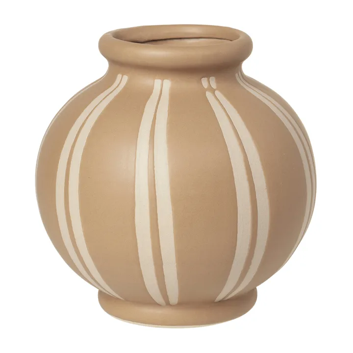 Wilma vase 17.8 cm - Meerkat-rainy day - Broste Copenhagen