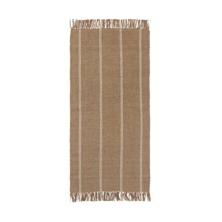 Yuki runner rug - White-natural, 70x140 cm - Broste Copenhagen