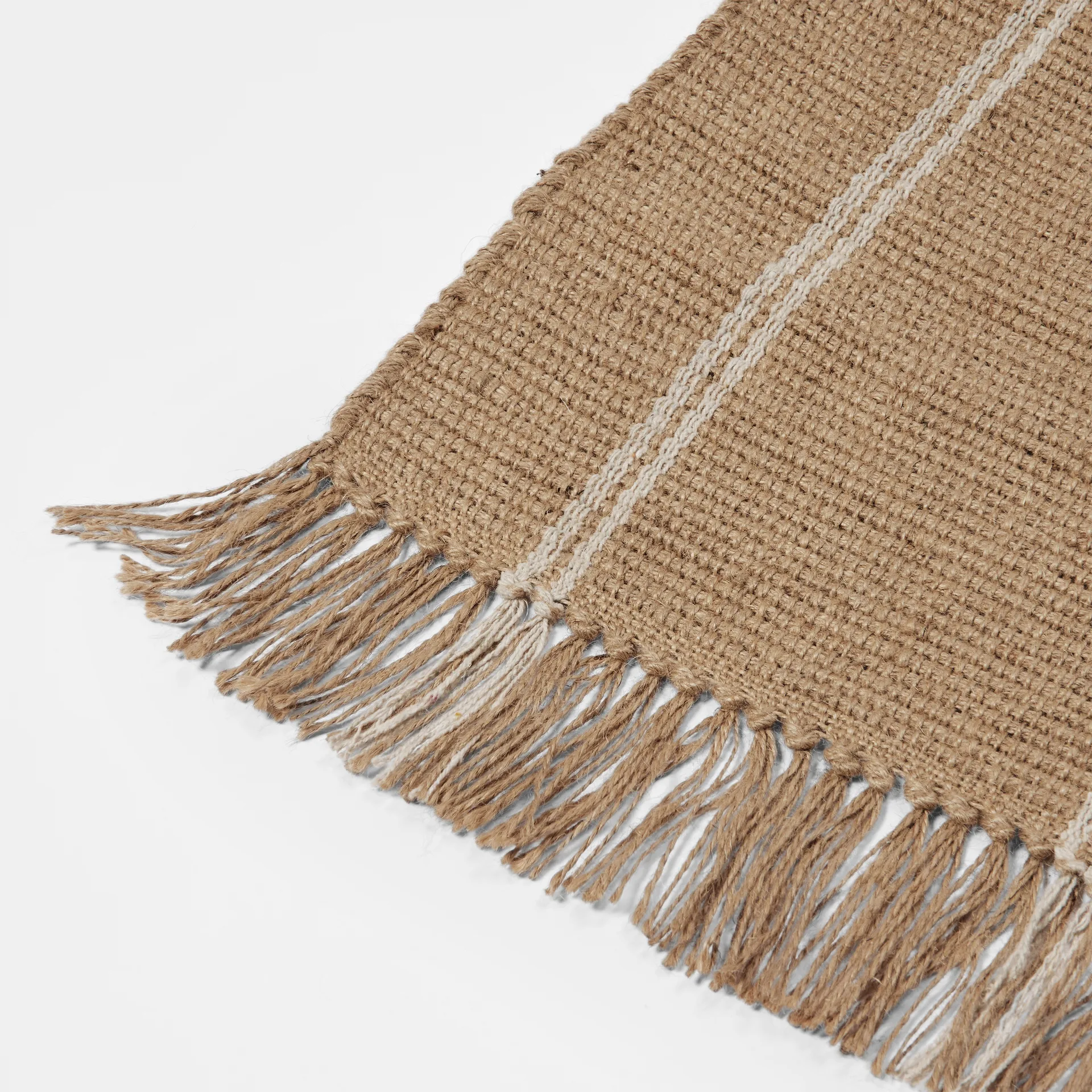 Yuki runner rug, White-natural, 70x200 cm Broste Copenhagen
