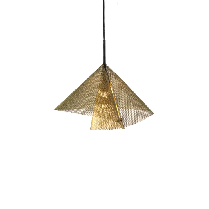 Diffuse pendant lamp - Gold, Ø45x32cm - Bsweden