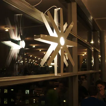 Fling advent star white - Ø 50 cm - Bsweden