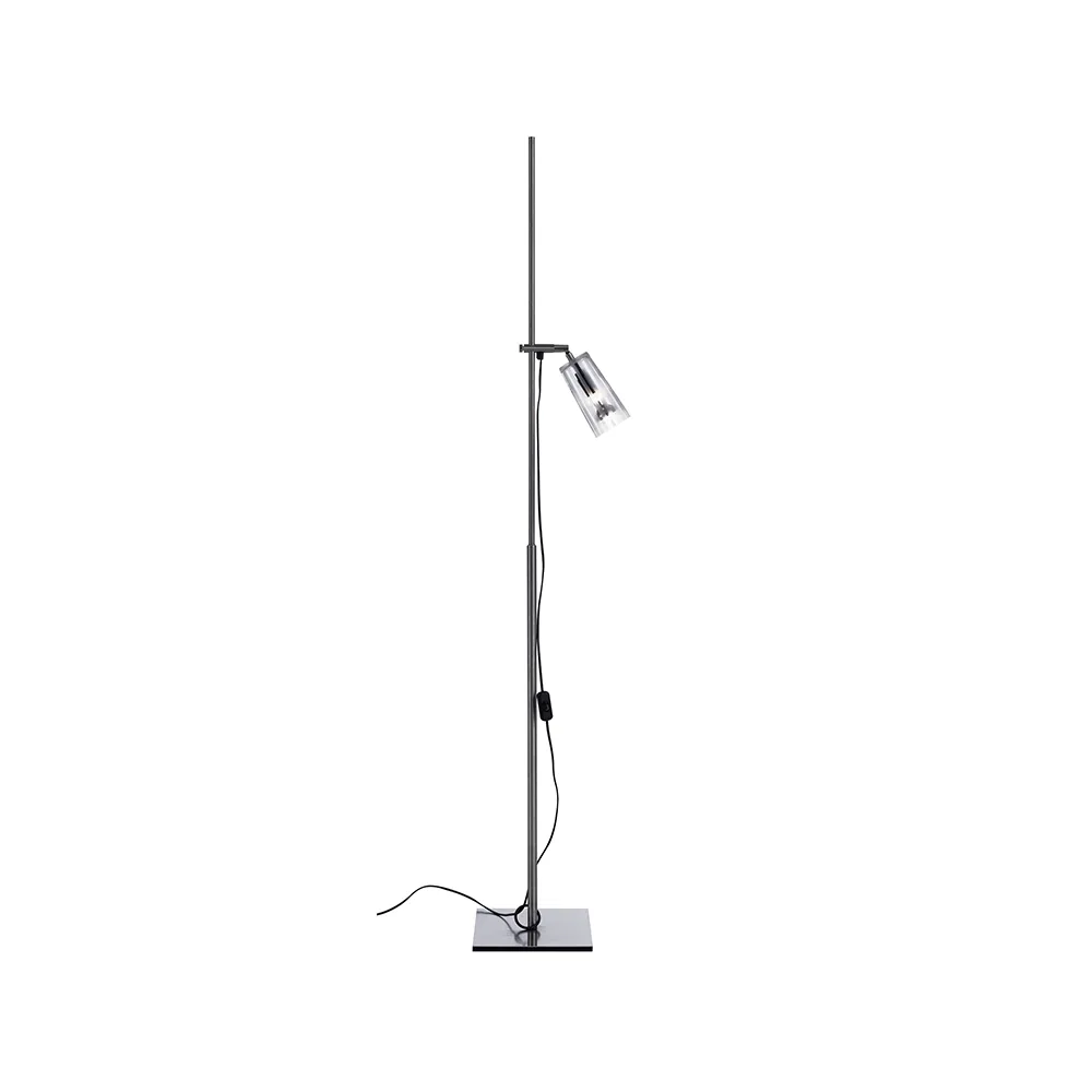 Manhattan 16 /1 floor lamp, Clear-frosted vertical stripes Bsweden