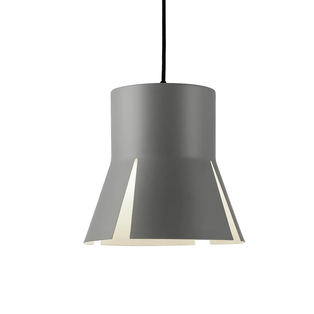 Split 29 pendant, Grey matte, black textile cord Bsweden