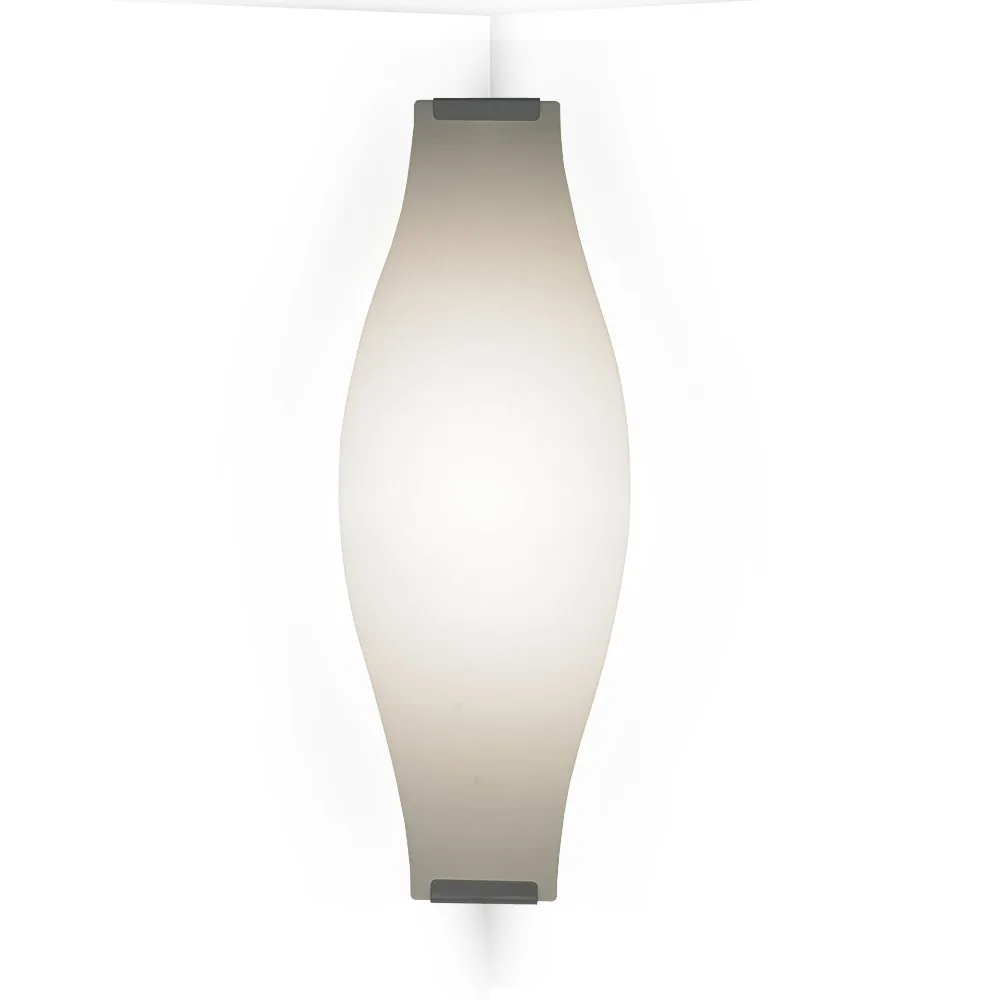 Stella wall lamp, White, plexiglass, white cord Bsweden