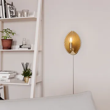 Aruba wall lamp - Gold matte - By Rydéns