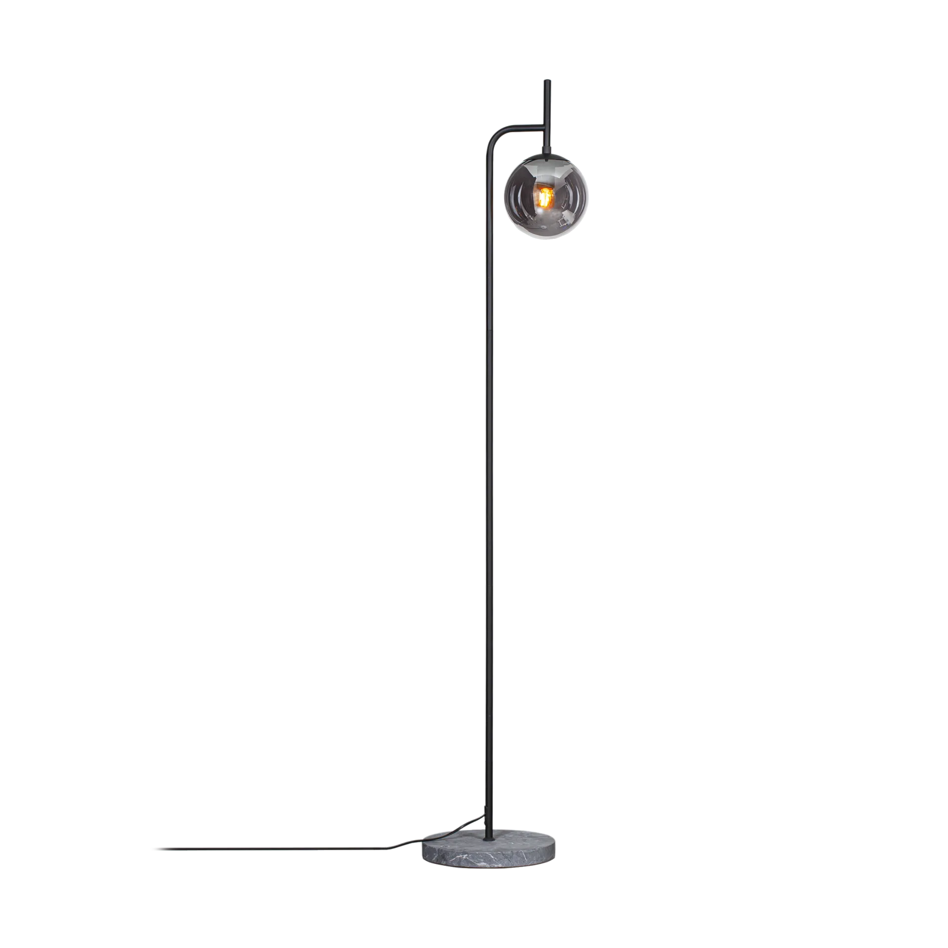 Boyle floor lamp 163.5 cm, Smoky Gray By Rydéns