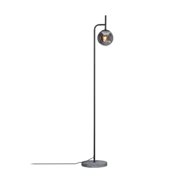 Boyle floor lamp 163.5 cm - Smoky Gray - By Rydéns