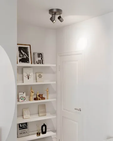 Correct 3 ceiling spotlight - Steel grey - By Rydéns