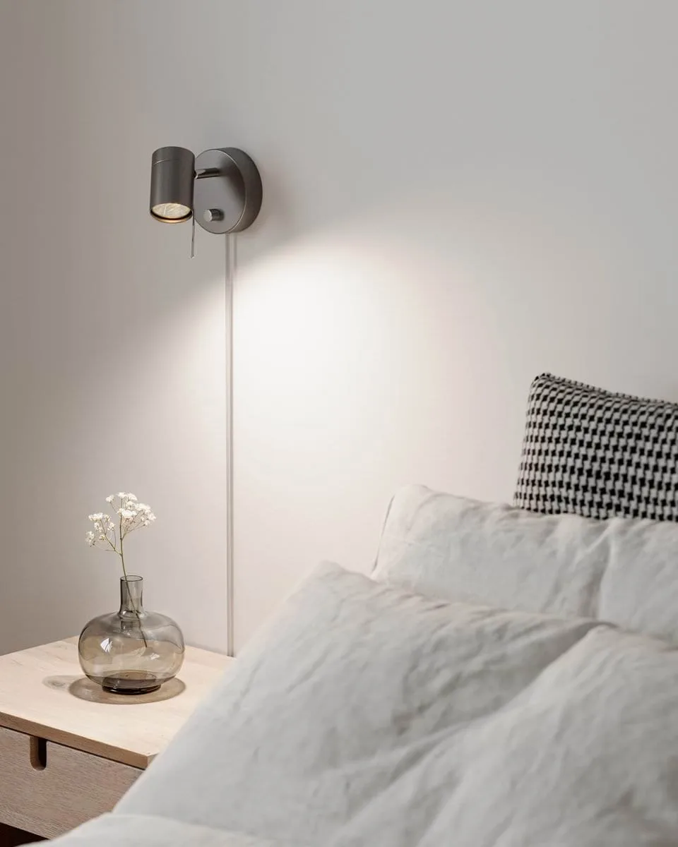 Correct wall lamp, Steel grey By Rydéns