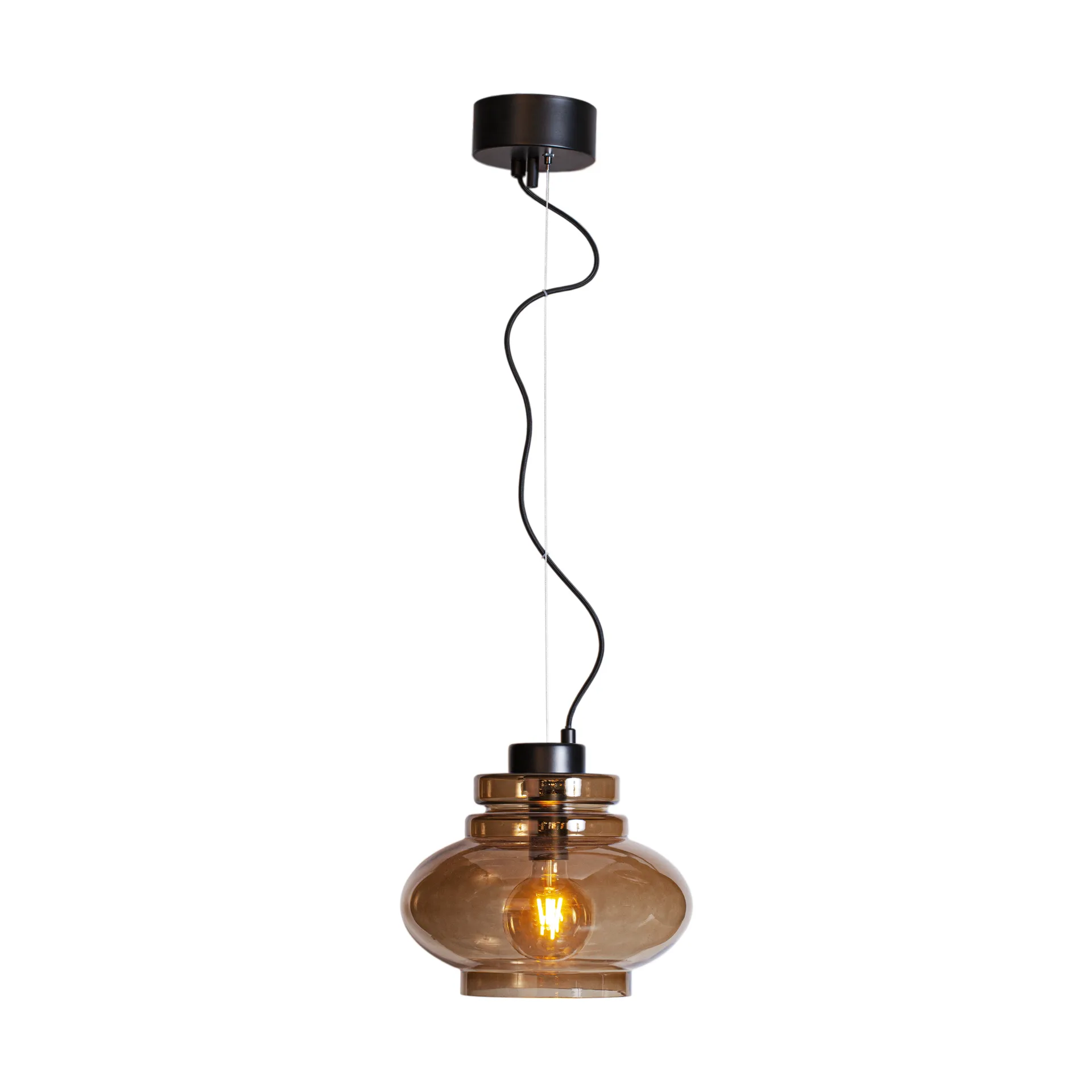 Dolores Ceiling Lamp Ø30 cm, Cognac By Rydéns