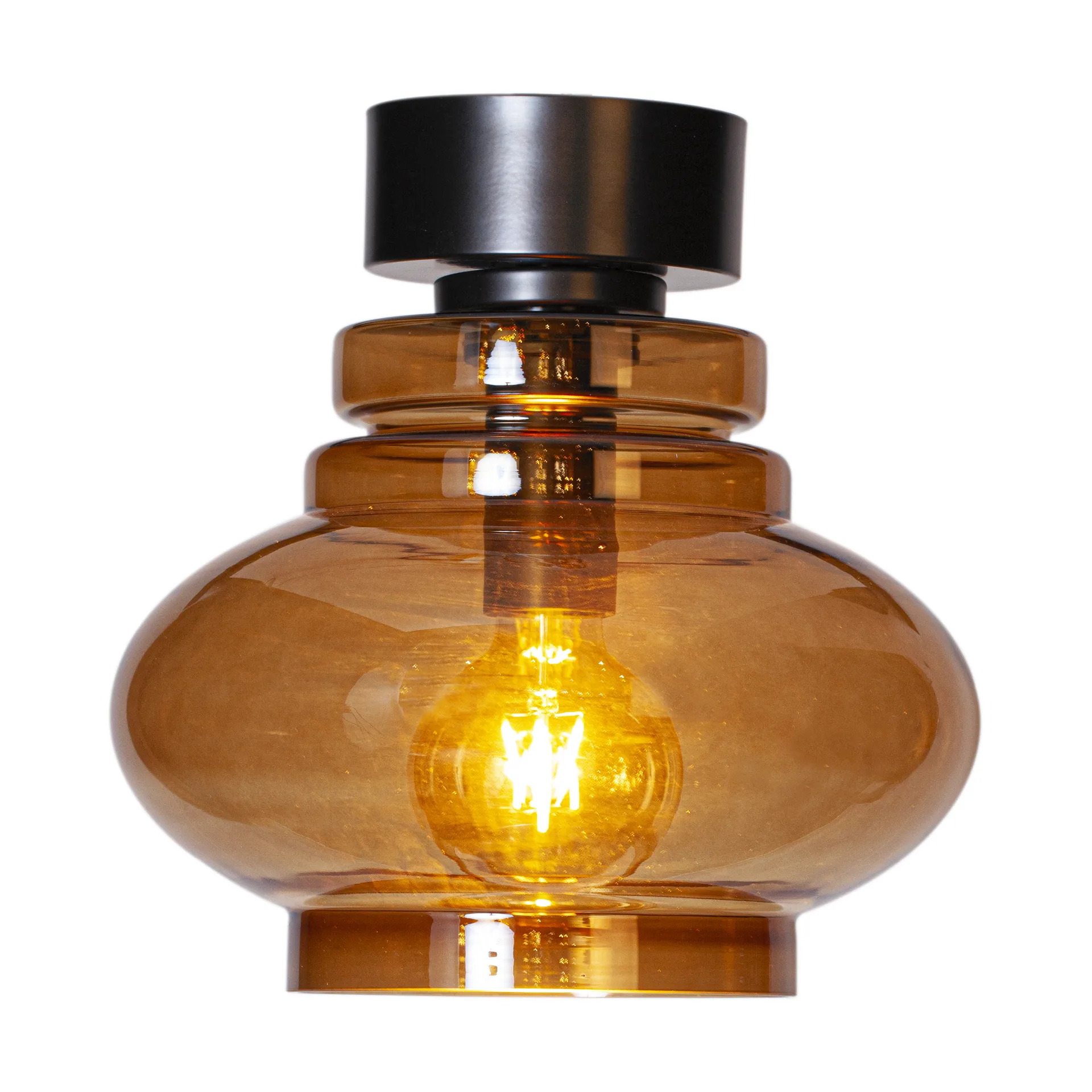 Dolores ceiling light Ø30 cm, Cognac By Rydéns