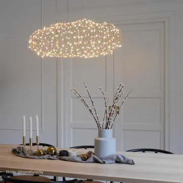 Hayden ceiling lamp - Gold-coloured, 76 cm - By Rydéns
