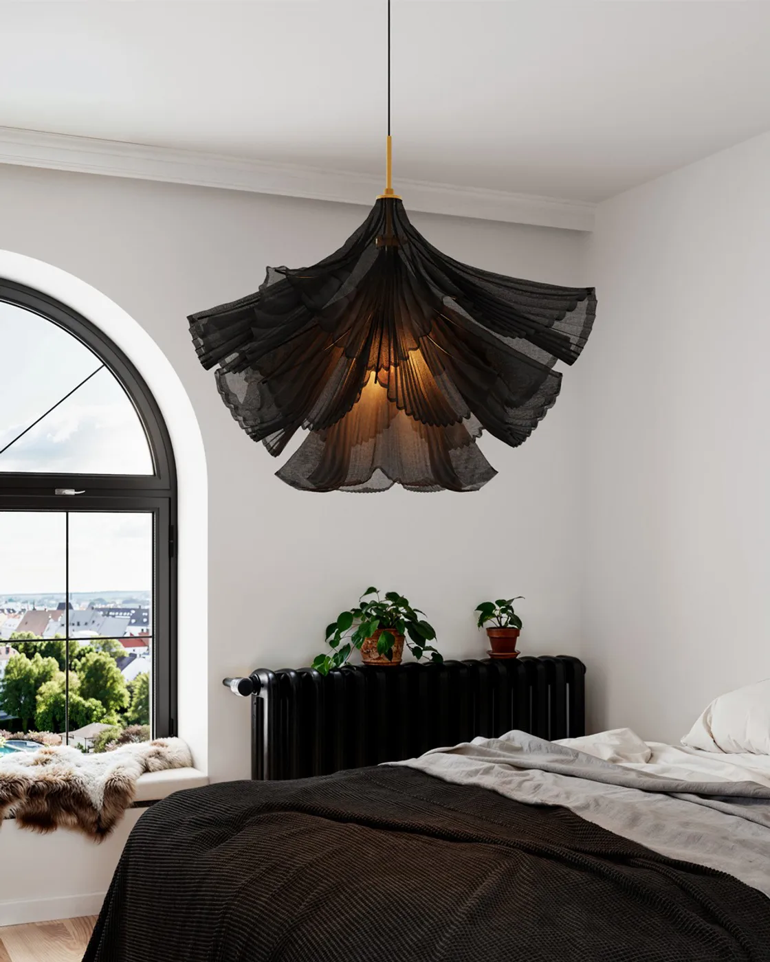 Juliette ceiling light Ø75 cm, Black By Rydéns