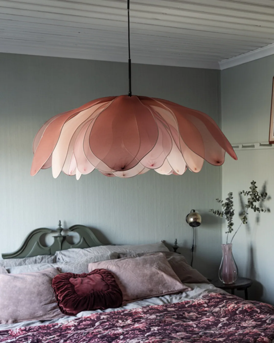 Lou Lou pendant lamp Ø80 cm, Pink By Rydéns