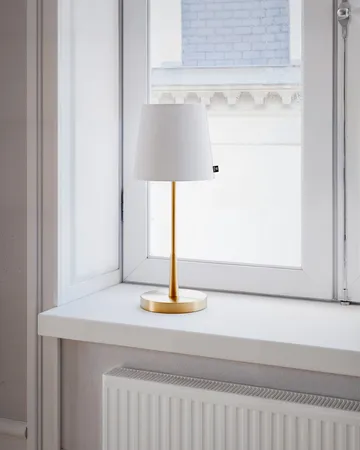 Lumi table lamp 48,5 cm - Gold-white - By Rydéns