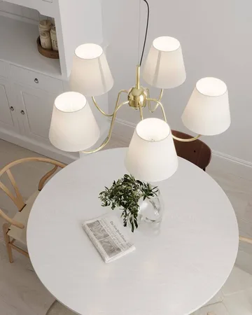 Lynx ceiling lamp - Brass-white - By Rydéns