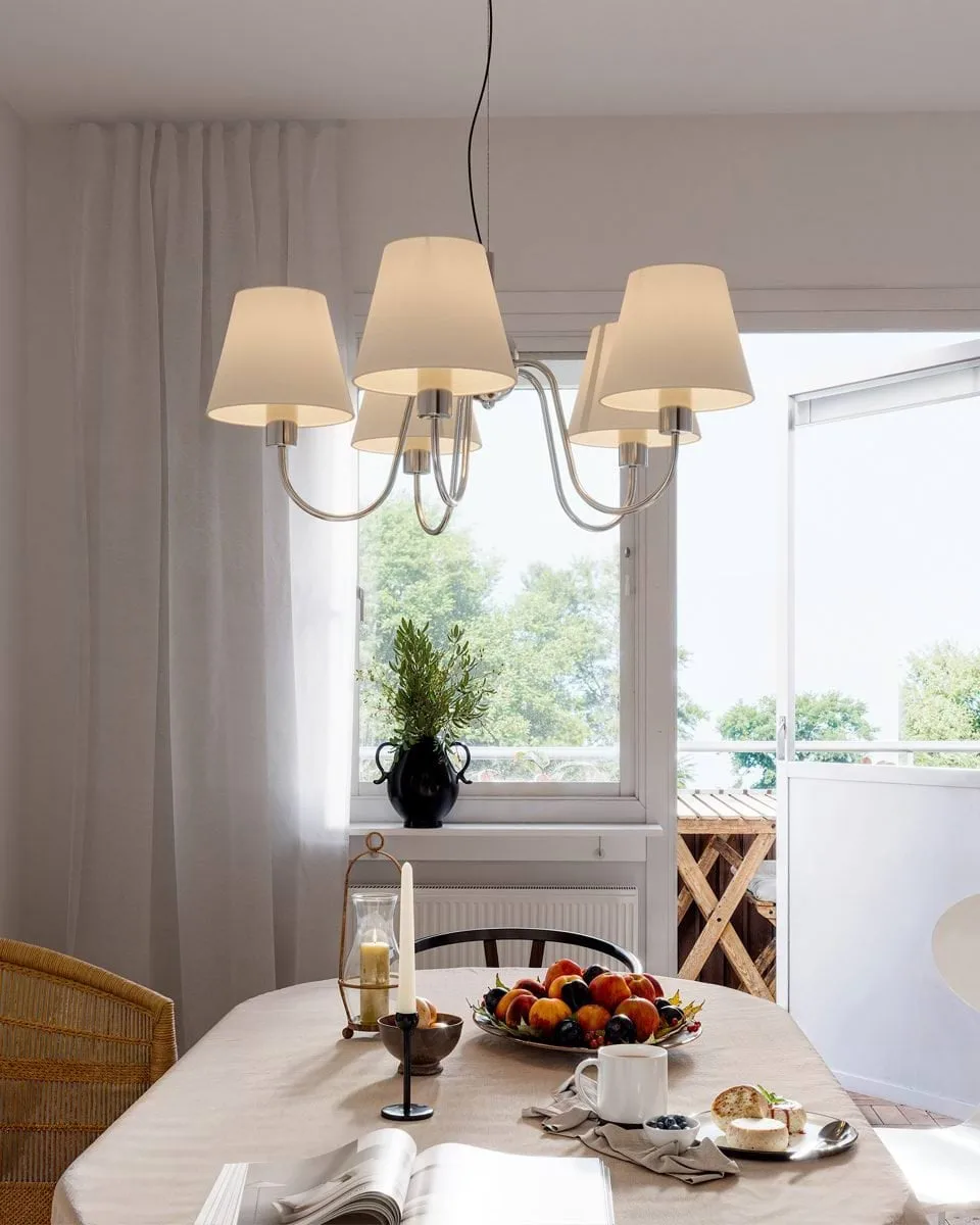 Lynx ceiling lamp, Chrome-white By Rydéns