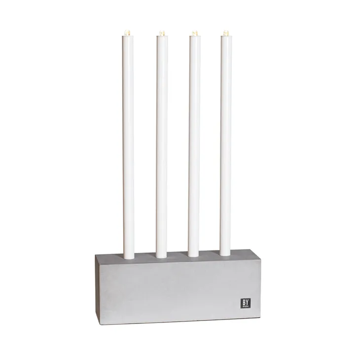 Raw Light advent candle holder - Concrete - By Rydéns