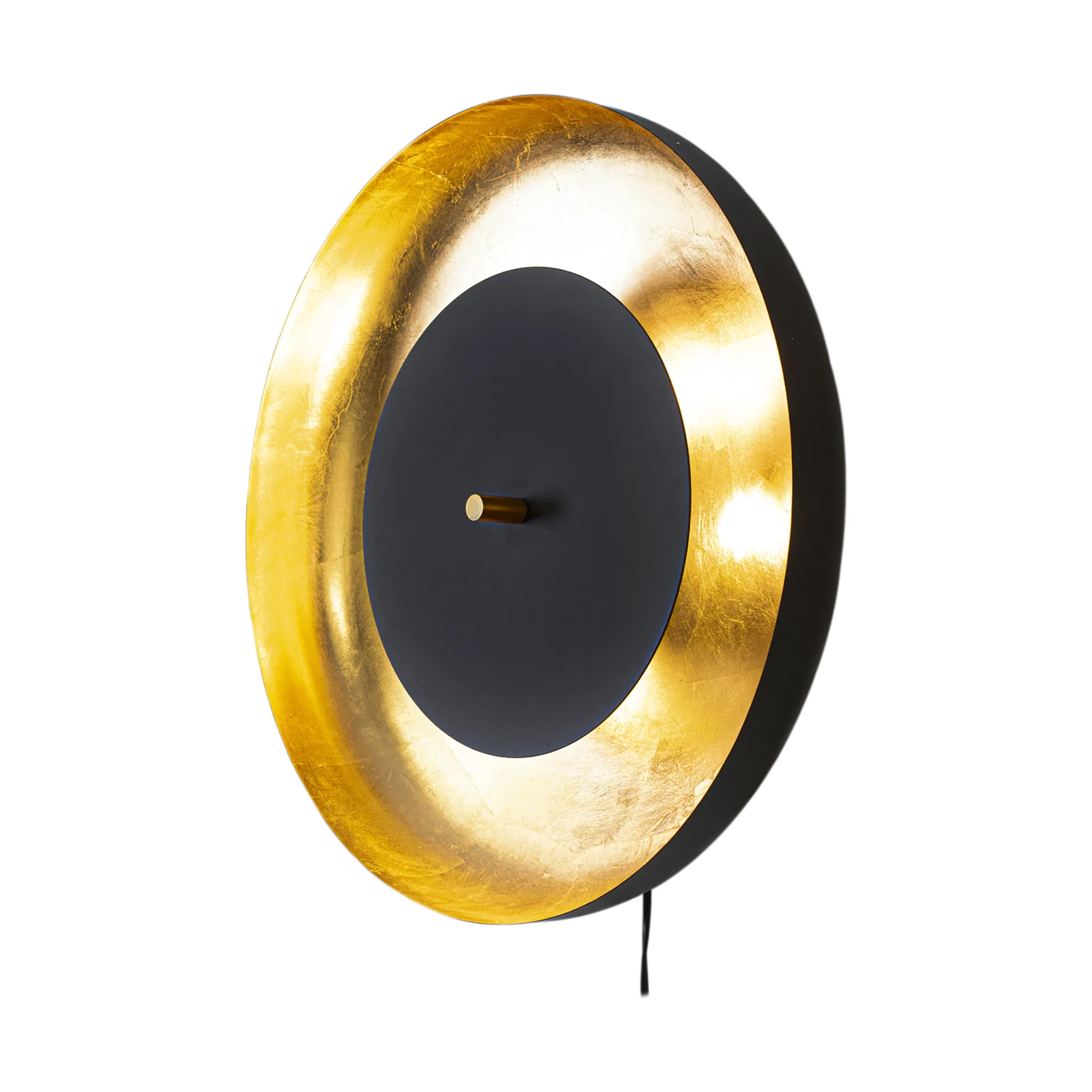 Shelby wall lamp 50 cm, Black-gold By Rydéns