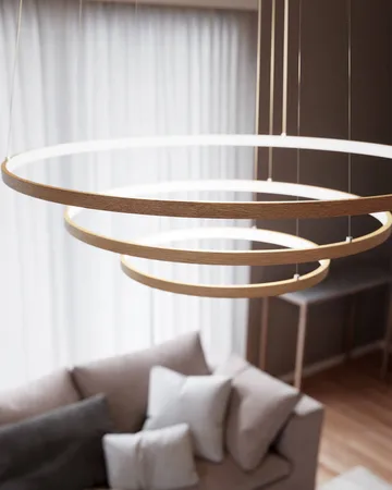 Trione ceiling light Ø80 cm - Nature - By Rydéns