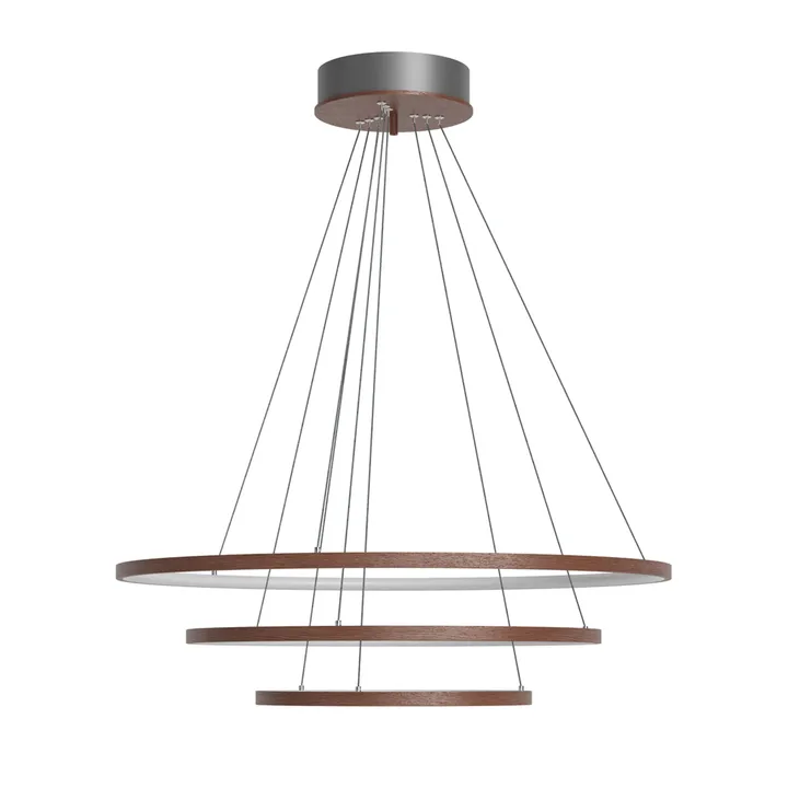Trione ceiling light Ø80 cm - Walnut - By Rydéns