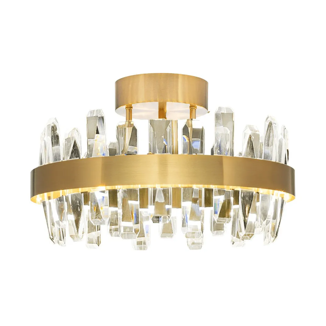 Triumph ceiling light Ø60 cm, Brass-clear, Ø50 cm By Rydéns