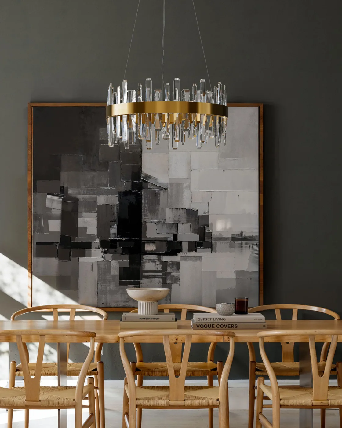 Triumph ceiling light Ø60 cm, Brass-clear, Ø60 cm By Rydéns