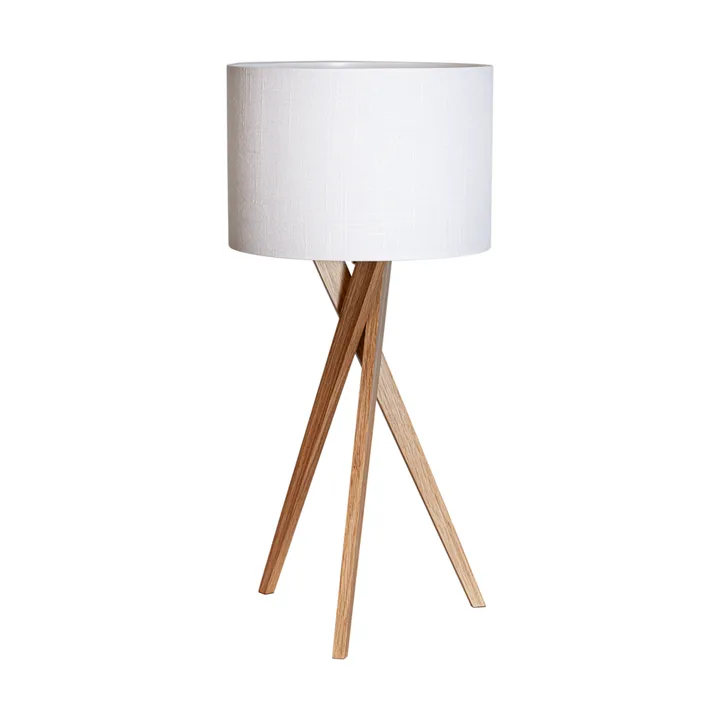 Vega table lamp55 cm - Waxed oak-white - By Rydéns