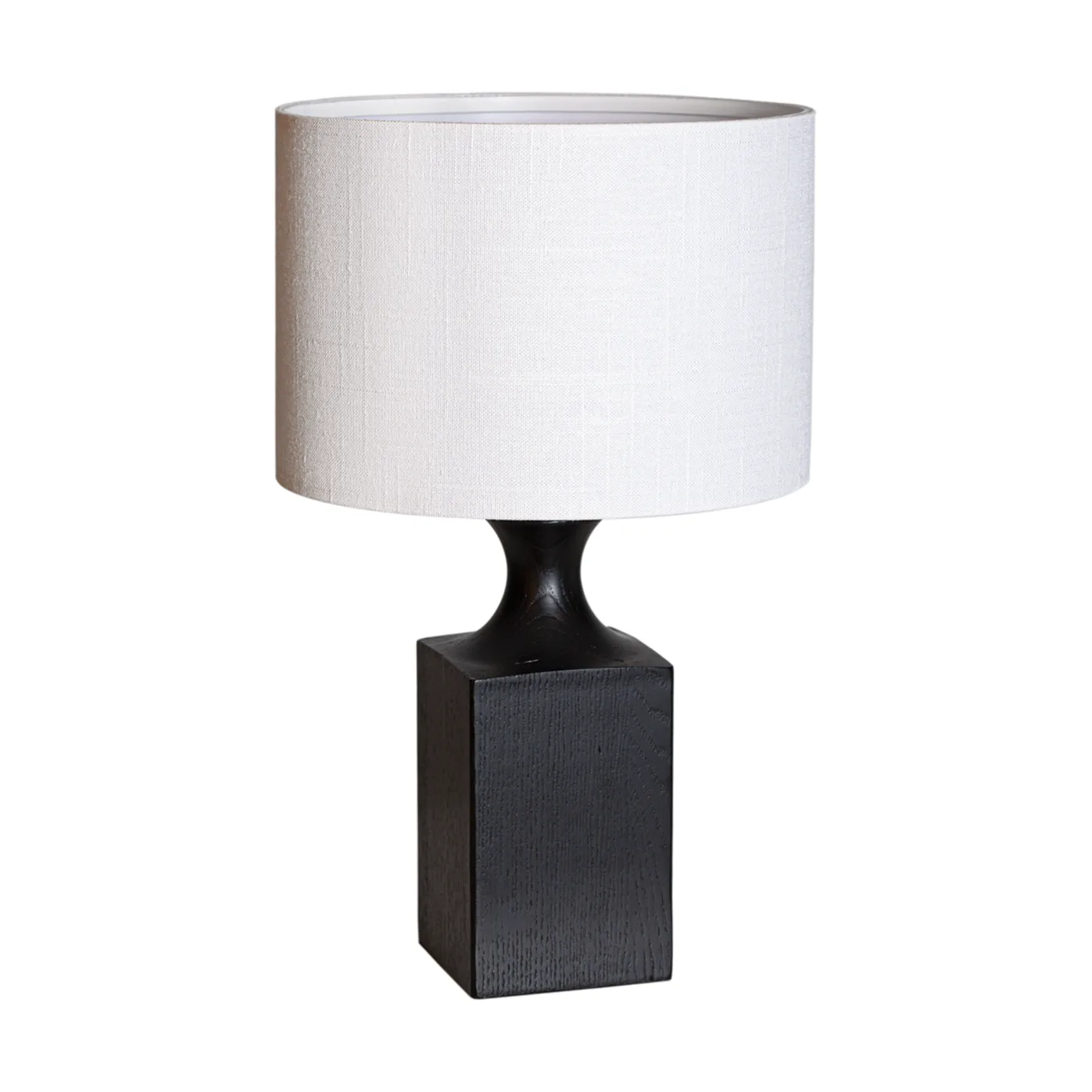 Woody table lamp 41 cm, Black-white By Rydéns